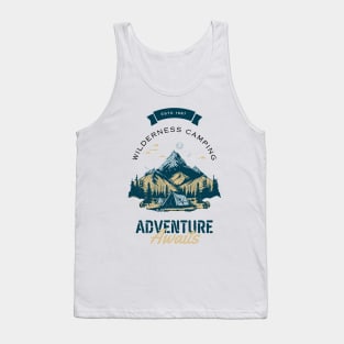 Wilderness Camping Adventure Awaits Tank Top